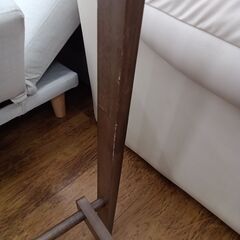 ★ジモティ割あり★  ハンガーラック ブラウン H150×D40×W74 クリーニング済み MT4418の画像