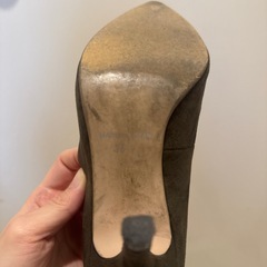 8㎝ヒール　パンプス　ブラウンの画像