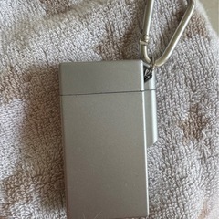 【限定】アメスピ　シルバースチール缶　カラビナの画像