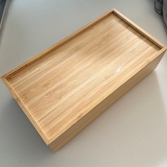IKEA ティッシュケースBONDLIAN ボンドリアン ティッシュボックス, 竹, 26x14 cmの画像