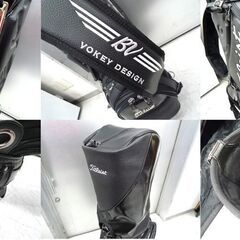 ゴルフ キャディバッグ タイトリスト ボーケイデザイン CB5VW ブラック Titleist VOKEY DESIGN 中古 苫小牧西店の画像