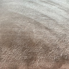 ニトリ　Nウォーム　ラグ　カーペット　ブラウンの画像