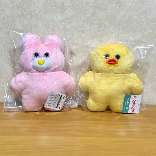 mojojojo BIG ぬいぐるみ うさぎ ひよこ 2個セット (ぷぅ