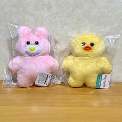 mojojojo BIG ぬいぐるみ うさぎ ひよこ 2個セット