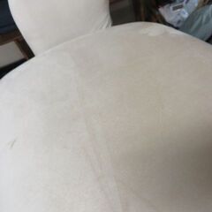 6-F　未使用/新品　在庫３脚　１脚価格　 ダイニングチェア 単品 肘付き クッション座面 食卓椅子 ダイニング チェアー シンプル モダン の画像