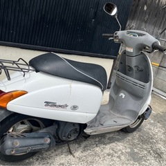 動画有り　高騰中なのに爆安 50cc 原付 HONDA タクト 白の画像