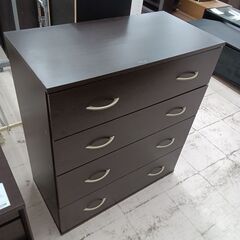★ジモティ割あり★  タンス ブラウン W79.5×D40×H9...