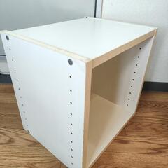 カラーボックス　スクエアホワイト色の画像