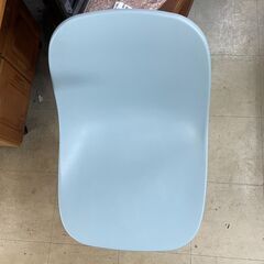 チェア　No.3155　ニトリ　CHAIR K-1195W-2　シェル型チェア　スカイブルー　【リサイクルショップどりーむ荒田店】の画像