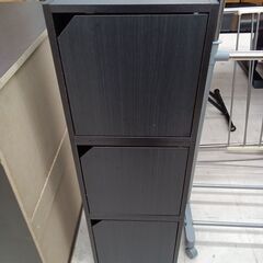 ★ジモティ割あり★  棚 ブラック W34×D29×H102.5...