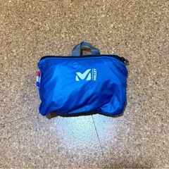 Millet ダッフルバッグ パッカブル 30L ブルー 折りたたみ 機内持込サイズ 旅行 アウトドア 山登り トレッキング ハイキング ミレー 旧ロゴ スーツケース カバンの画像