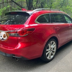 売却ありがとうございました。マツダ アテンザワゴン 美車 希少マニュアル6MT   車検ロング コスパ最高ですの画像