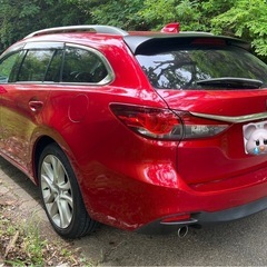 売却ありがとうございました。マツダ アテンザワゴン 美車 希少マニュアル6MT   車検ロング コスパ最高ですの画像