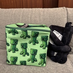 GIGO限定MINECRAFT ザムービ　クリーパー収納BOXエンダーマンぬいぐるみセットの画像