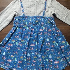キッズ服　子供服　ディズニーリゾート　ワンピース　ミッキー　ミニー　120cmの画像