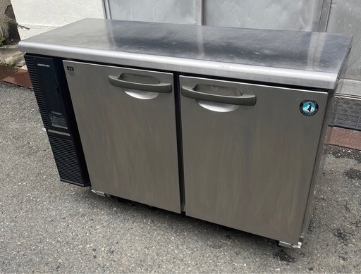 【動確済み】ホシザキ 業務用冷凍庫 FT-120PTE1 単相 100V 185L 1200×450×800 台下冷凍庫 2ドア 厨房 コールドテーブル 大阪