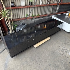 黒色の大きめテレビボードお譲りします🙏🏻