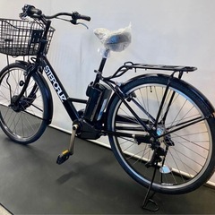 1年保証 送料無料ブリヂストンステップクルーズdd 黒色電動アシスト  