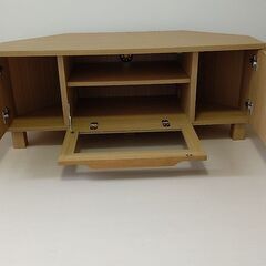 ★ベルメゾン　コーナーテレビ台　【引取り限定】★の画像