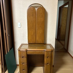 木製三面鏡台