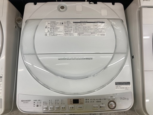 大阪限定○配送無料○2019年製○SHARP○ES-GE7C○洗濯機