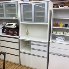 松田家具 キッチンボード 食器棚 レンジボード キッチン収納