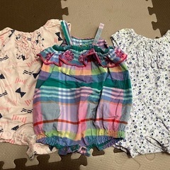 新生児　夏　ノースリーブ　3枚セット　50cm 60cm