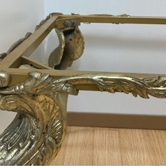 大理石天板センターテーブルの画像