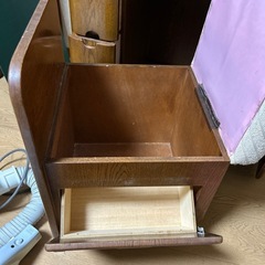 お値下げ⭐️木製三面鏡台の画像