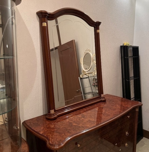 イタリア製 最高級家具 エデイローズ ミラー 鏡 姿見 バロック