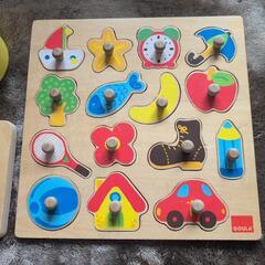 （決まりました）2〜3歳児位　パズル等3点セットの画像