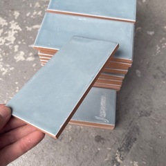 【66枚】内装壁タイルTL68171 シグロブルー色75×150×8mm　Yの画像