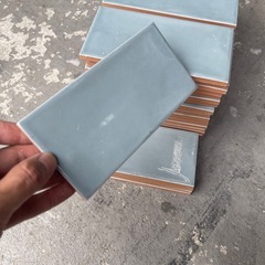 【66枚】内装壁タイルTL68171 シグロブルー色75×150×8mm　Yの画像