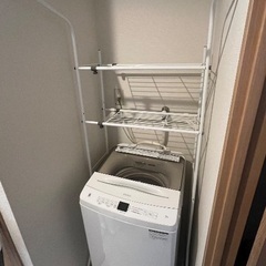 洗濯機ラック 白