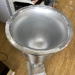 🪻シルバー🪻フラワーベーススタンド インテリア メタリックカラー 花瓶 花台 スタンド エレガント NO.2171Fの画像