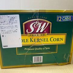 賞味期限2026/8/28　S&W カーネル コーン缶 432g x 12缶入り　コーシャ認証取得　常温保蔵可能　インスタント食品の画像