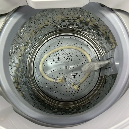 【人気の穴なし槽！】SHARP シャープ 全自動電気洗濯機 9.0kg ES-KSV9D-N 白 ホワイト 2020年式