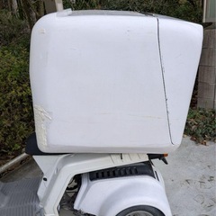 定番の中古商品 ジャイロx、キャノピーにjms BOXカギ付きデリバリーボックス パーツ