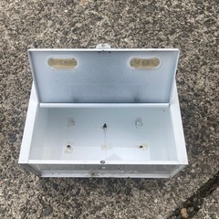 スチール　郵便受け　郵便ポスト 金属製 白　ホワイトの画像