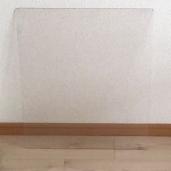 【無料】プラスチック板（50×60cm・厚さ2mm）防振・床保護マット／冷蔵庫の下に敷いて使用