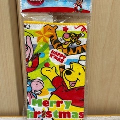 新品未使用 ディズニー クリスマスミニタオル プーさん
