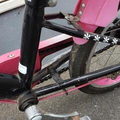 子ども用　自転車　補助輪付きの画像