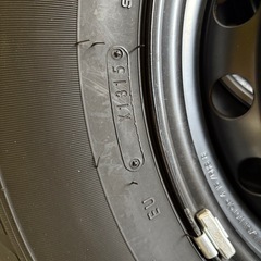 ハイエース新車外し純正ホイール4本セット195/80R15 ダンロップ