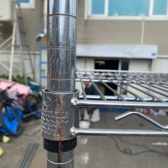 【引き取り先決まりました】スチールラック3段の画像
