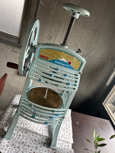 昭和レトロなかき氷機