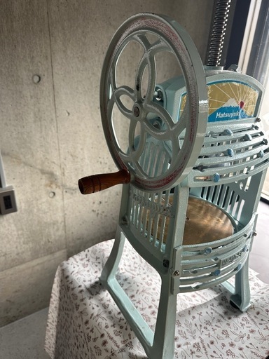 昭和レトロなかき氷機