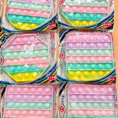 プッシュポップレインボーパステル15個まとめの画像