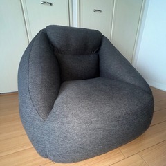 無印良品　空気でできたソファ チャコールグレー　