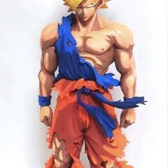 【美品】ドラゴンボール 孫悟空 フィギュア 二次元彩色の画像