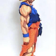【美品】ドラゴンボール 孫悟空 フィギュア 二次元彩色の画像